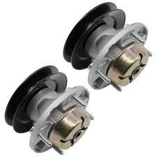 2 Spindle Assembly W/Pulley Bolt For John Deere Am126418