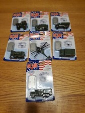 VTG Lot 7 G.I. Joe Series Die Cast Replica Military Vehicles Dog Tags NEW