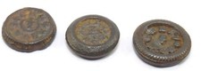Lot of 3 Indian Solid Iron Rare Seer weighting measurement collectible G15-74
