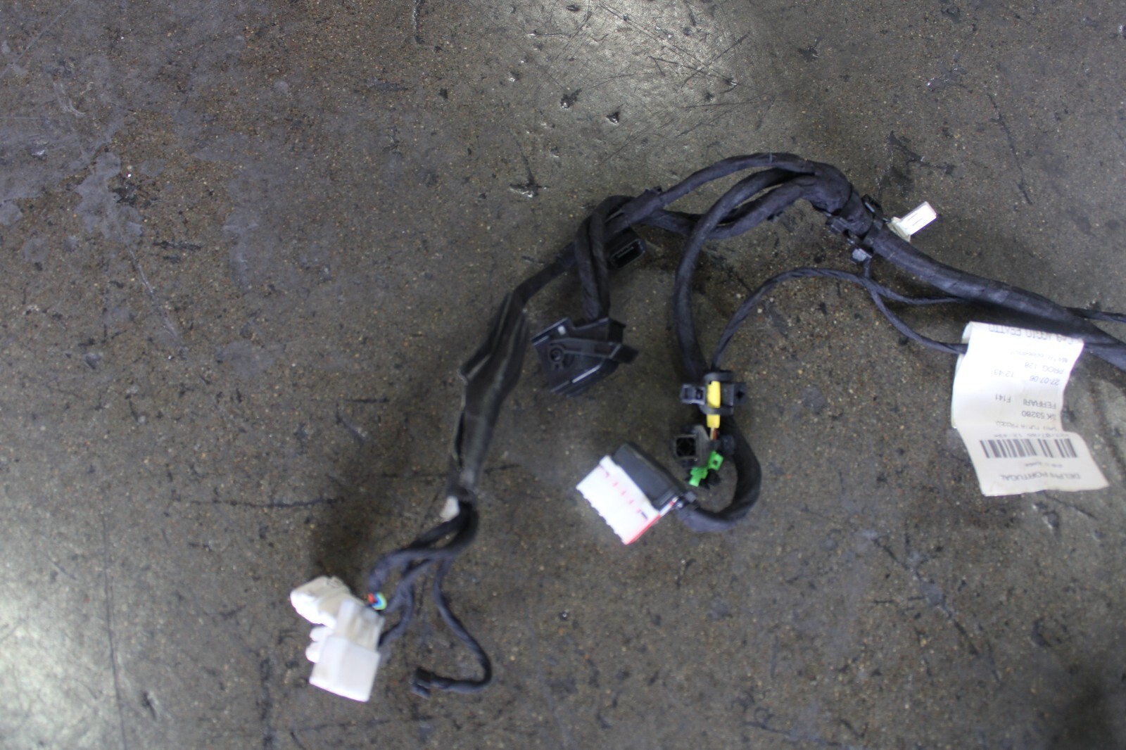 Ferrari 599 GTB, RH, Right, Door Wiring Harness, Used, P/N 226232