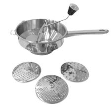 Multi-functionality Stainless Steel Hand Potato Mixer Food Mill Jam Grinder F7