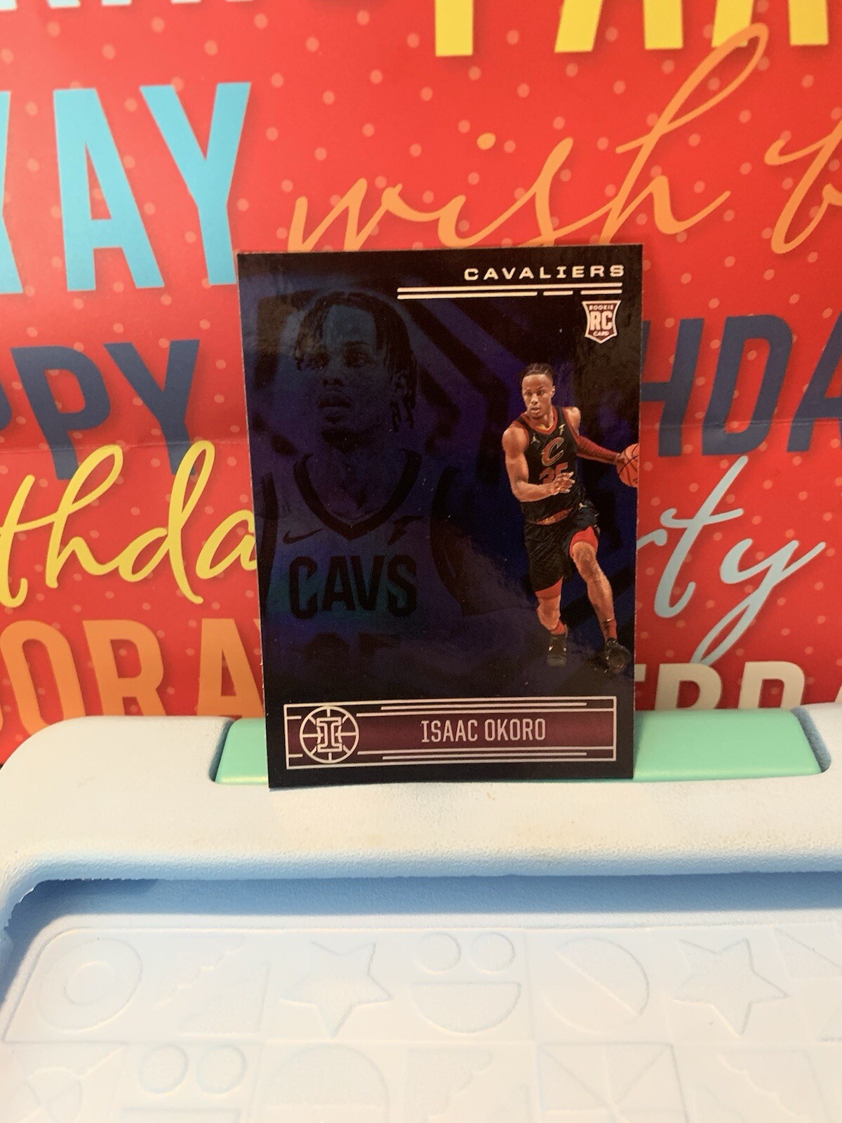 2020-21 Panini Illusions #161 Isaac Okoro Sapphire Rookie RC Cavaliers 