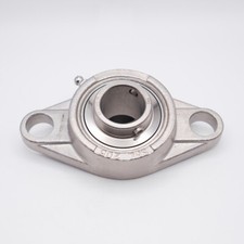 1-1/4 SUCSFL206-20 Stainless Steel 2 Bolt Flange Set Screw Bearing SSUCFT206-20
