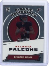 2022 CLASSICS RC DESMOND RIDDER CLASSIC BEGINNINGS CHROME #CB-2 FALCONS BEARCATS