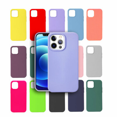 Liquid Silicone Soft Microfiber Case for iPhone 14, 14 Plus, 14 Pro, 14 Pro Max