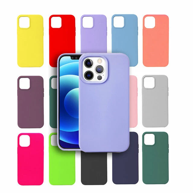CELLONG For iPhone 14 Plus Pro Max Liquid Silicone Gel Case Slim Soft Cover