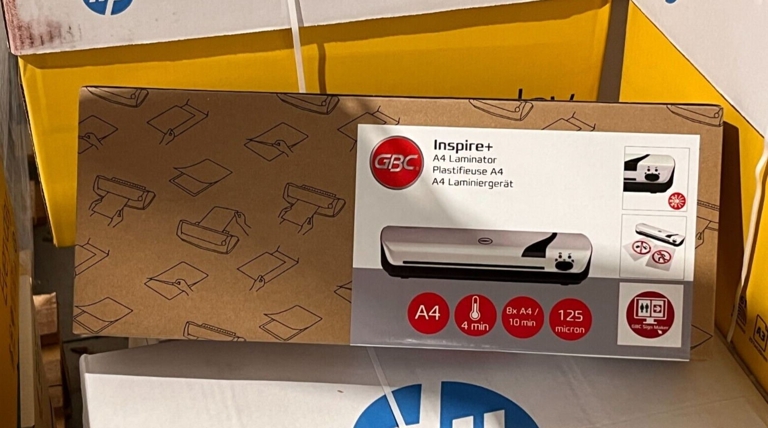 PLASTIFICATRICE GBC INSPIRE + A4 BIANCA 4410031