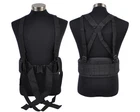 Black MOLLE Load Bearing Tactical Army Military Padded Belt Adjustable Suspender