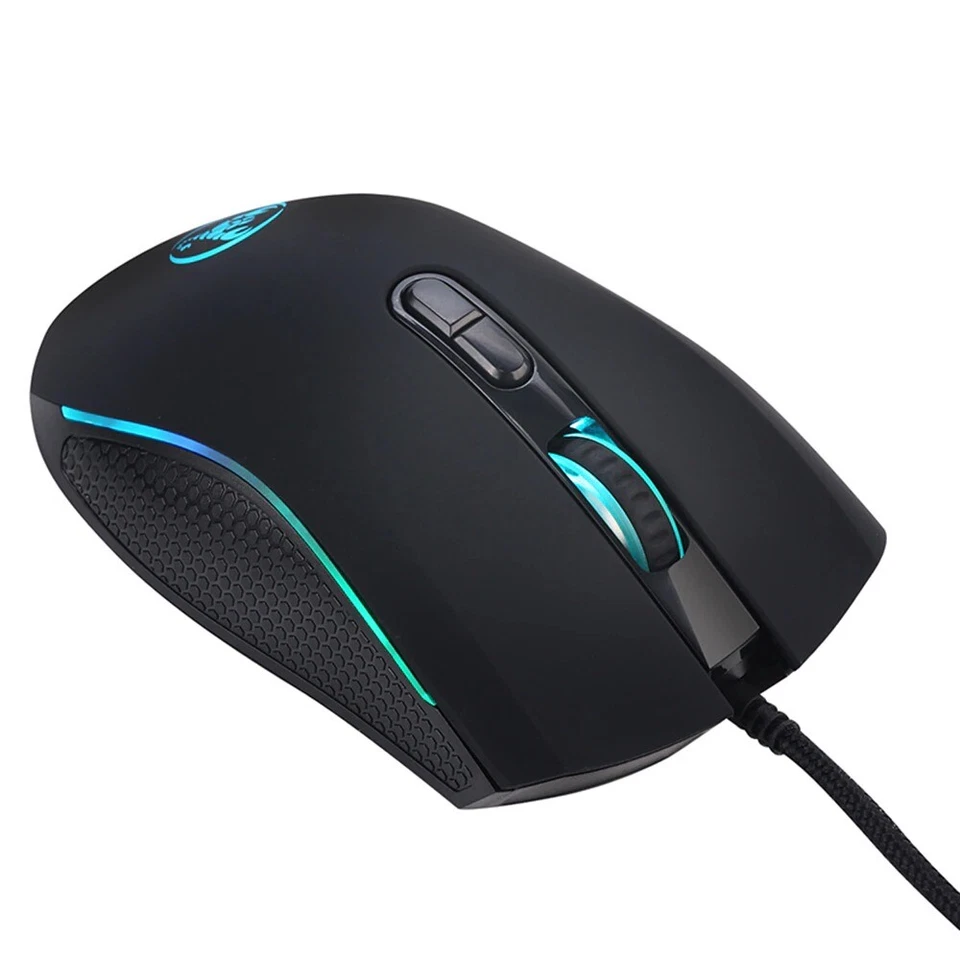Profession Gaming Mouse USB Wired Gaming Mouse 7Buttons RGB Light Optical Mouse - Image 4 of 4