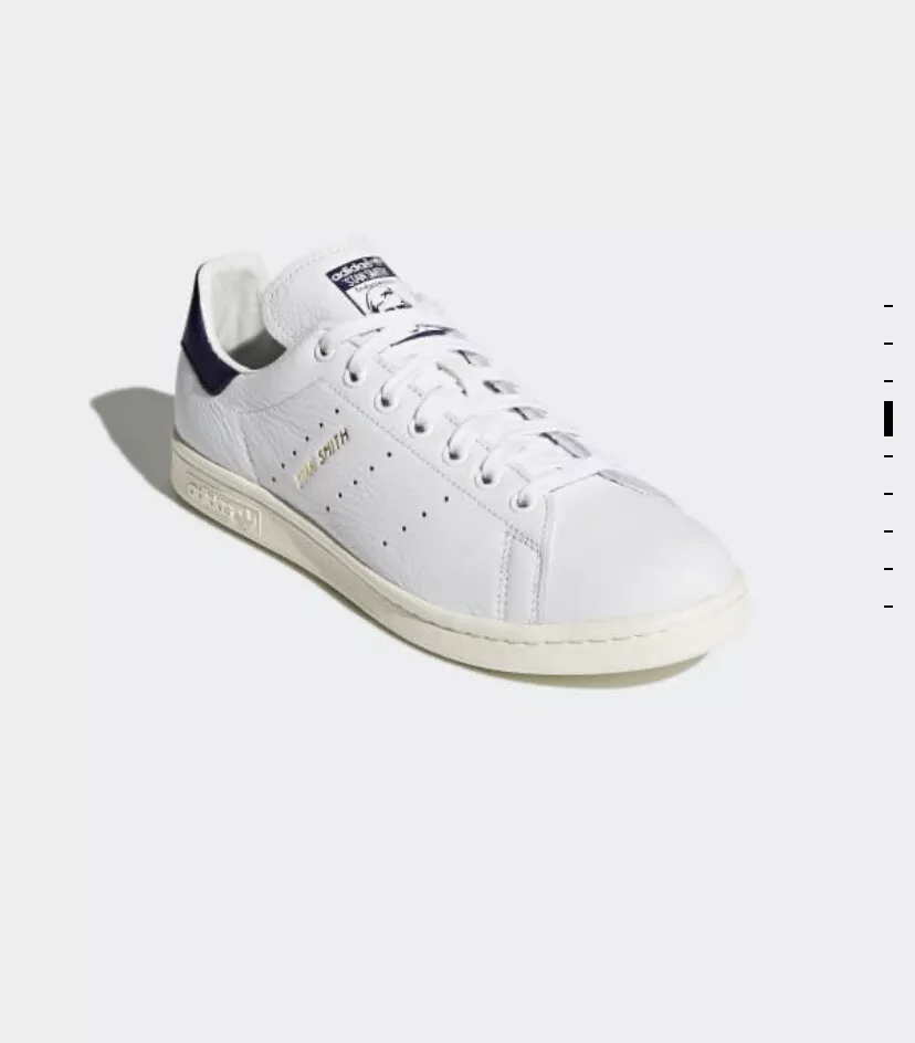 Mens adidas Stan Smith Athletic Shoe - White / Navy