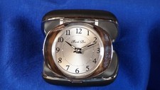 Vintage Travel Ben Travel Desk Clock With Black Case