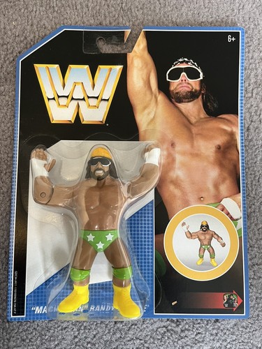 WWF/WWE Hasbro Retro series 9 moc Macho Man...
