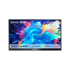 SYLVOX 65In QLED Outdoor TV High Brightness Full Sun Android TV IP55 Waterproof