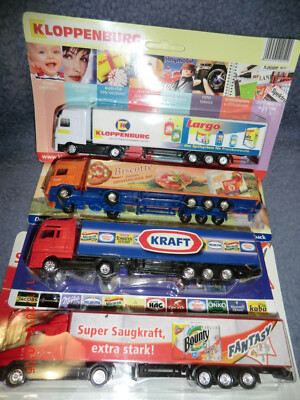 4 x Werbetruck - ''KRAFT'' Limitierte Edition + ''Brandt'' + ''Kloppenburg'' +''Bounty''