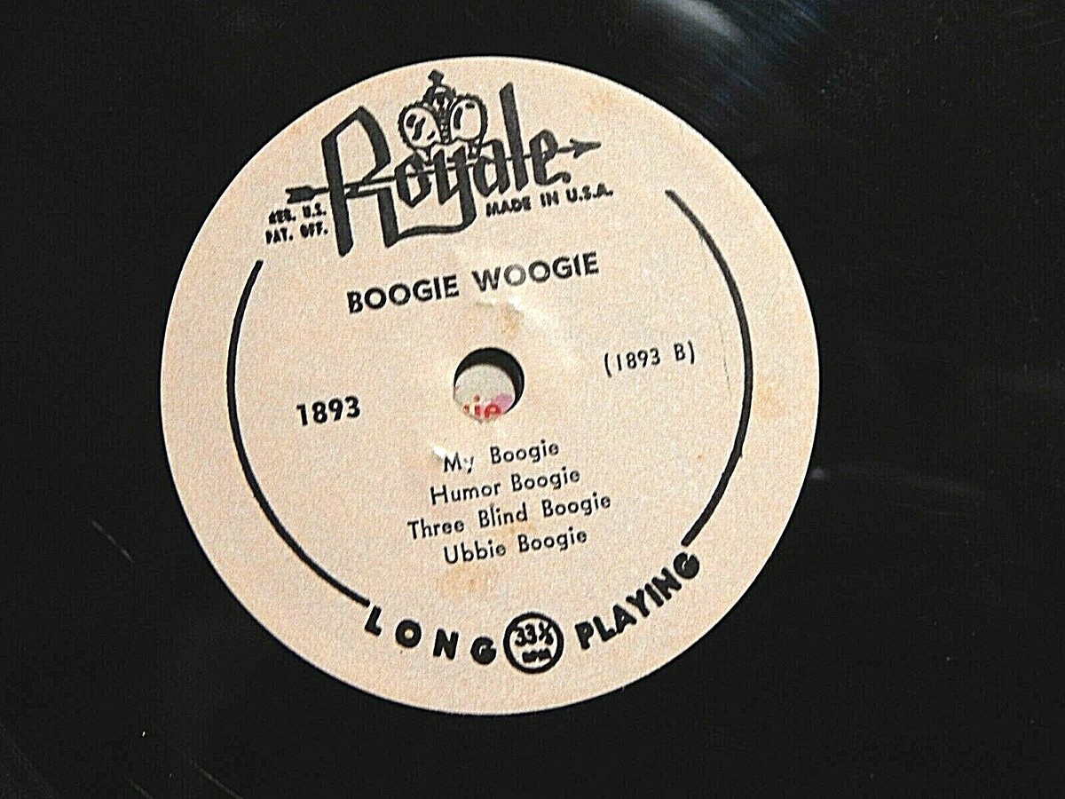 Boogie Woogie LP Royale 1893 PLAY GRADED Fully Tested | eBay
