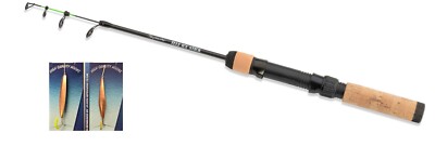 Sänger Skymaster TELE ICE STICK Rute + 2 Blinker Zocker Eis Angeln Spinnrute