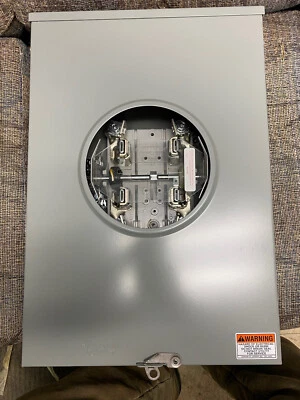 The Durham Company UT-H4213C-NSP 200 amp Meter Socket W/bypass Lever - image 1 of 4