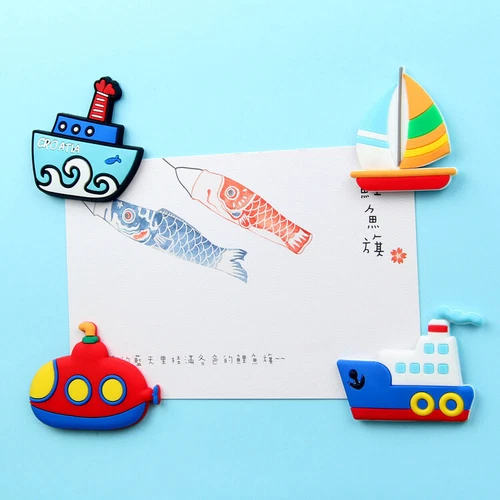 Cute Cartoon 8 Pcs Soft Kids Education Cars Fridge Magnets Whiteboard Sticker - Picture 7 of 7