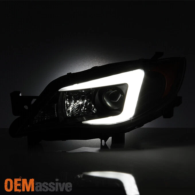 Fits [HID Type] 2008-2014 Subaru Impreza WRX LED Light Tube Projector Headlights - Image 4 of 4