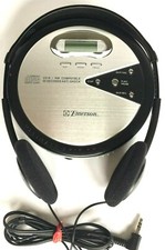 EXCELLENT EMERSON CD-R/RW COMPATABLE ANTI-SHOCK PORTABLE CD PLAYER  HEADPHONES