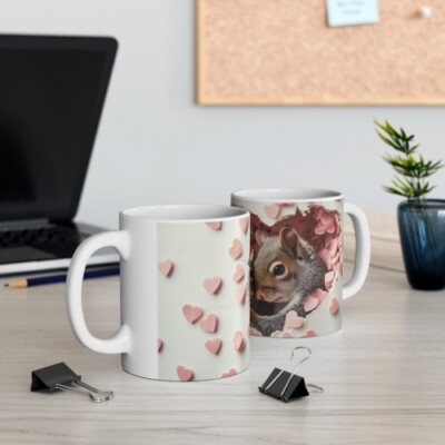 Maman Et Bébé Animaux Imprimé écureuil Pour Enfants Carte De Fête Des