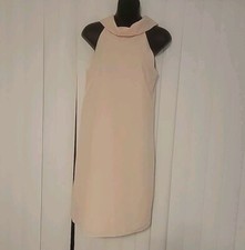 Banana Republic Peach Pink Sheath Dress Women's Size 2 Sleeveless Lined