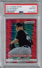 2013 Panini Prizm Dylan Bundy Red Pulsar Prizm PSA 10 RC