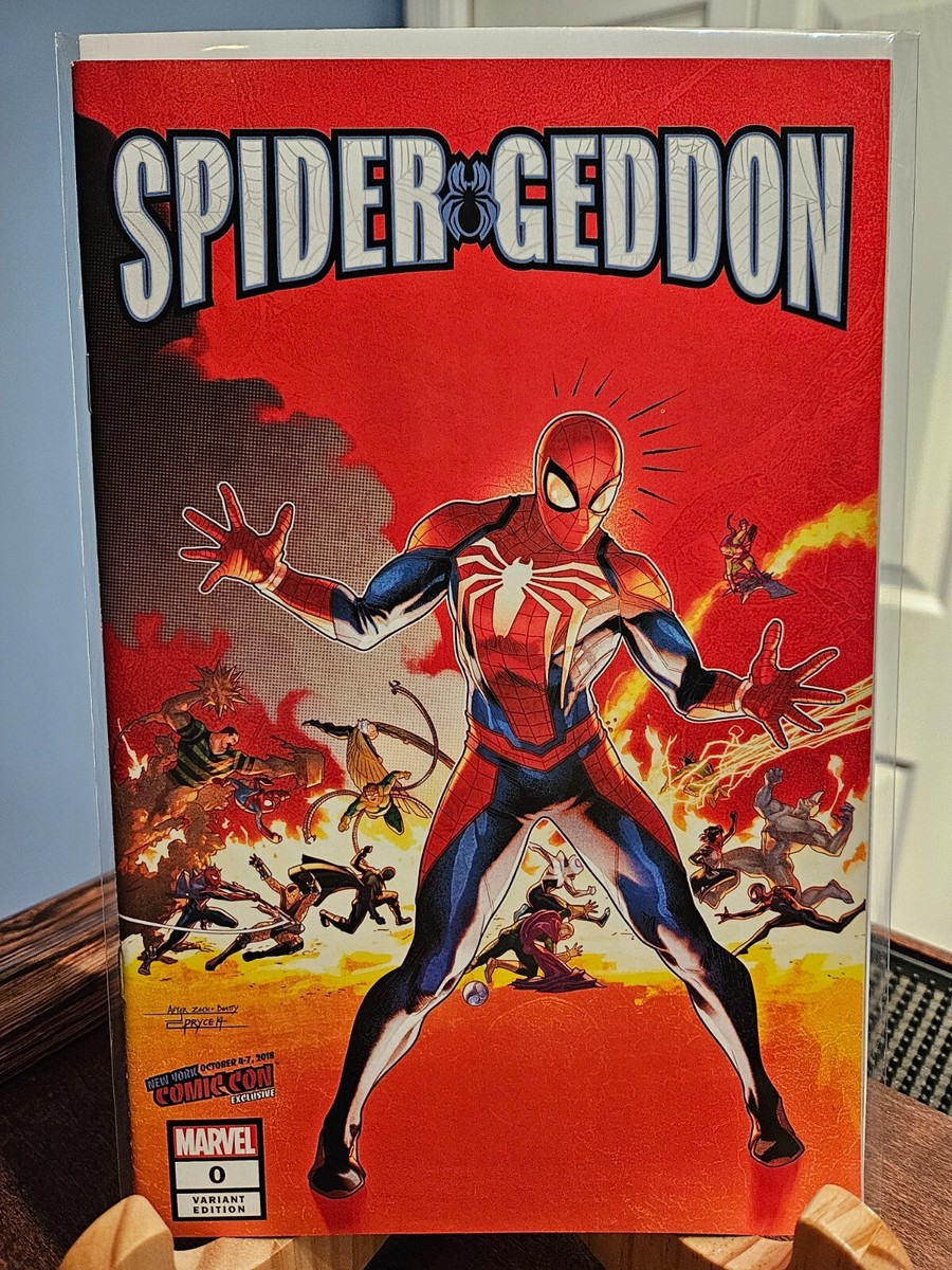 Spider-Geddon #0 Jamal Campbell NYCC PS4 Secret Wars Variant NM