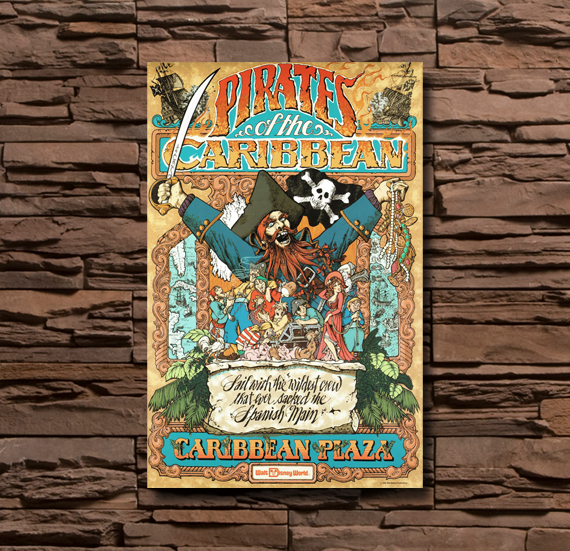 Walt Disney World Pirates of the Caribbean Ride 0123 FREE SHIPPING!