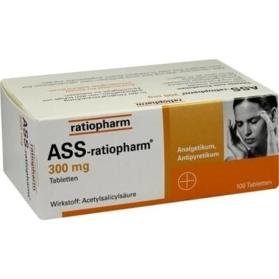 RATIOPHARM GMBH ASS-ratiopharm 300 mg Tabletten 100 St. PZN 03372469