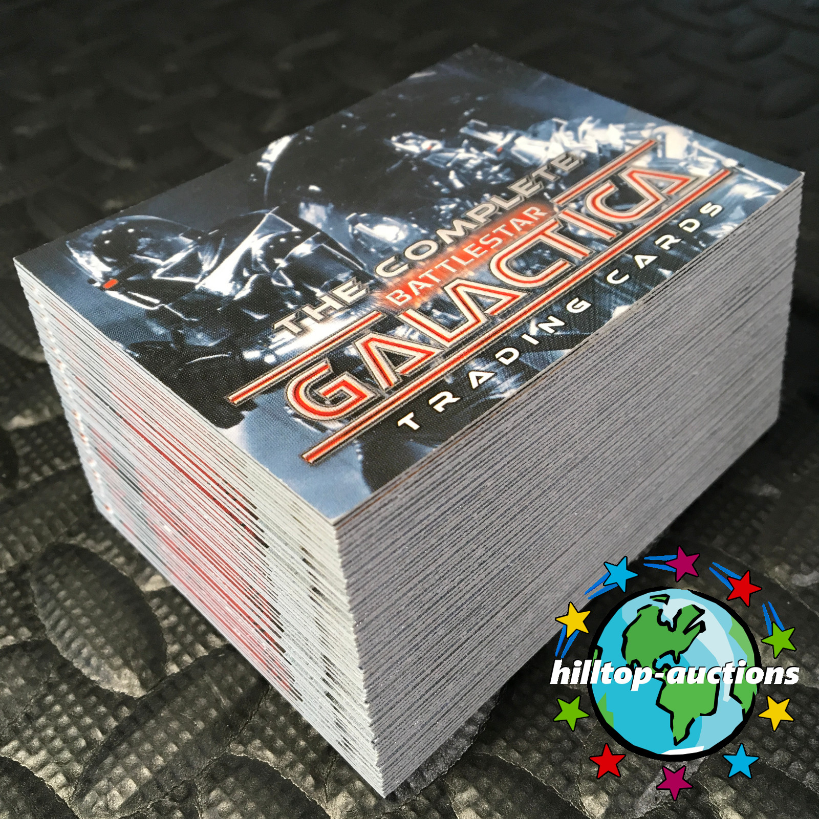 THE COMPLETE BATTLESTAR GALACTICA 72-CARD TRADING CARDS SET 2004 RITTENHOUSE W@W