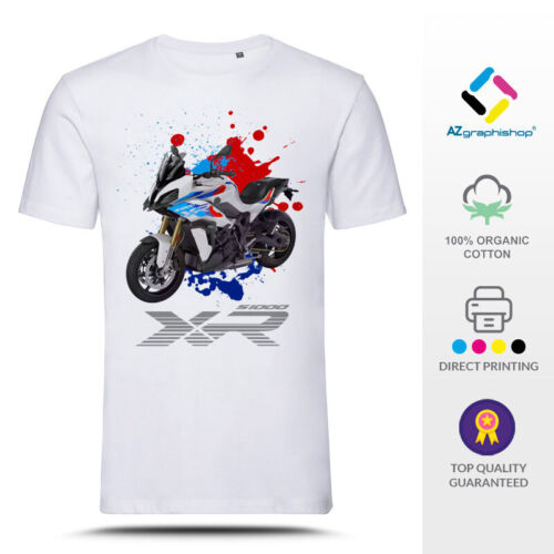 T-Shirt Avec Graphique S 1000 XR Motorsport 2021 Splatter Style TS-BM-041 - Picture 1 of 2