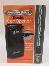 PROCTOR SILEX Powerful Can Opener Knife Sharpener Cord Electric Tool Kitchen 