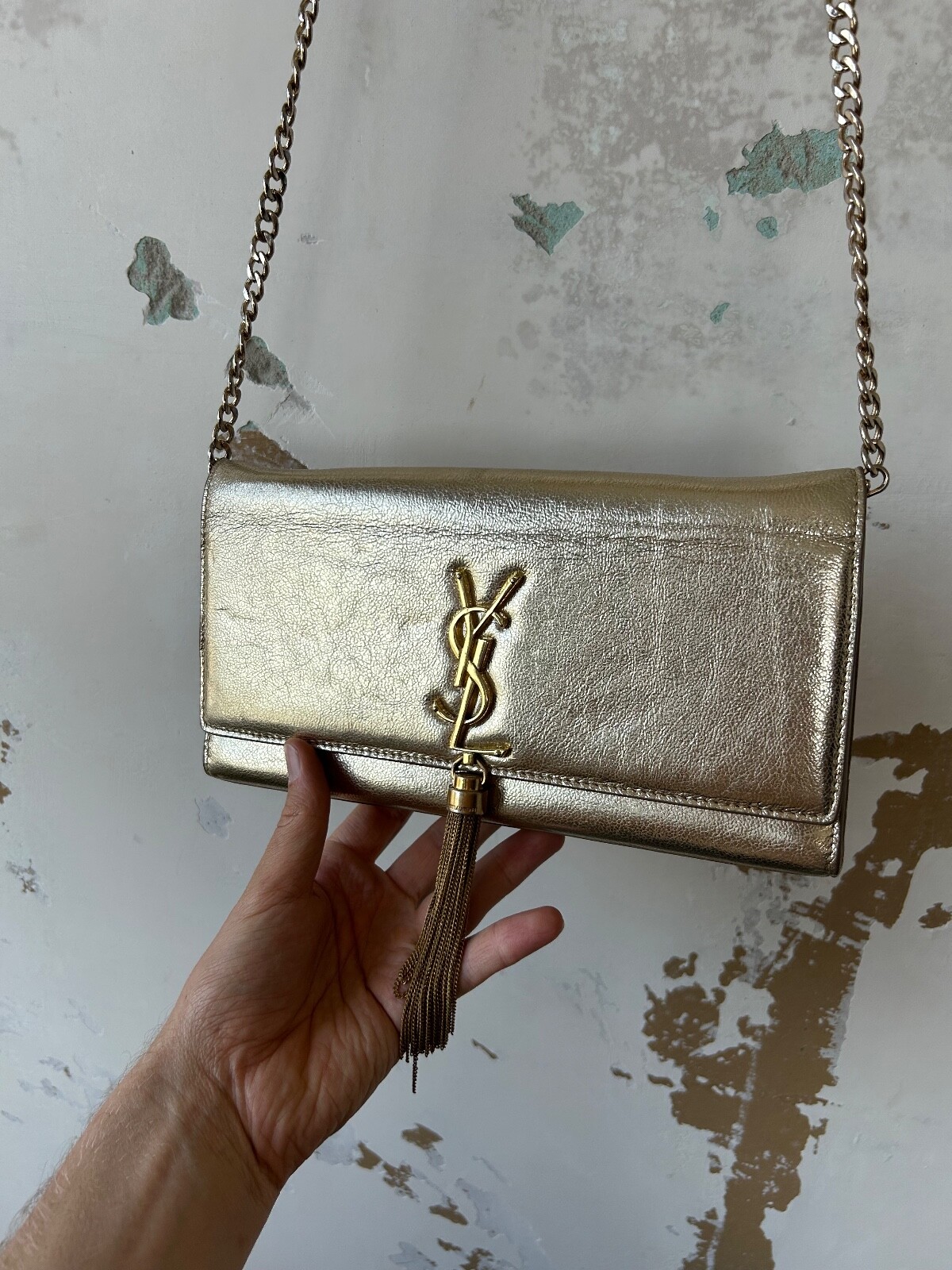 Borsa a tracolla YSL Yves Saint Laurent in pelle