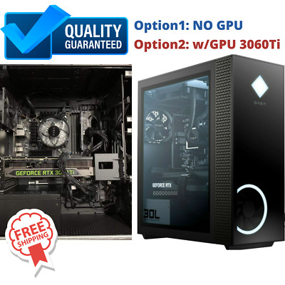 HP OMEN30L GT13-1380z Desktop Computer Core AMD Ryzen 5 5600X 800W PSU-WINDOWS11
