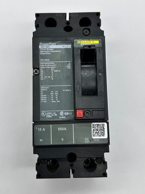 Square D HDL26035 PowerPact  HD060 Circuit Breaker 600AC/250DC 35Amp 
