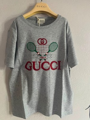 Gucci Kids T-Shirt Gr. 8 Jahre - Tennis / Italy Kollektion (NEU)