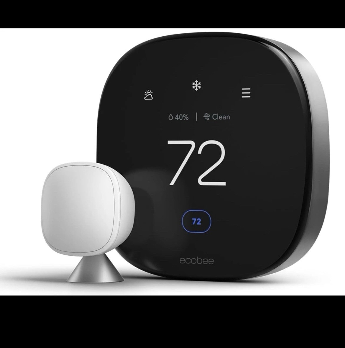 ecobee Smart Thermostat Premium with Smart Sensor and Air Quality Monitor