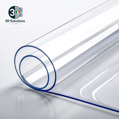 Tischschutz transparent aus PVC, wasserdichte öldichte Abdeckung,