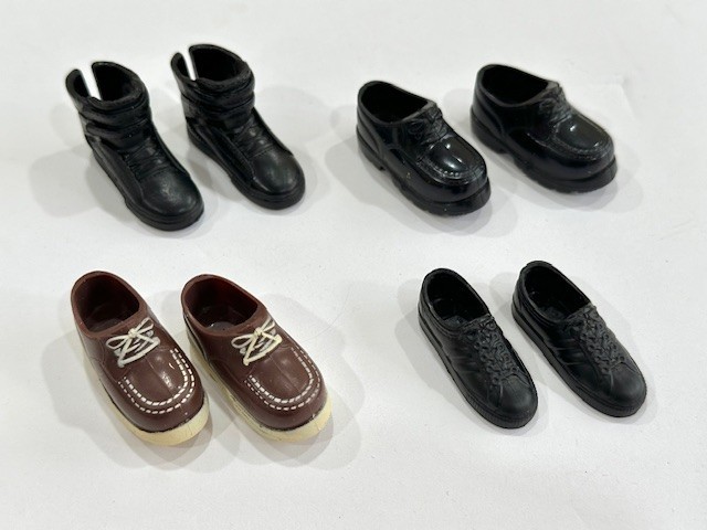Ken Doll scarpe vintage lotto di 4 paia vestito e casual