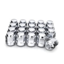M12x1.5 Lug Nuts for Select Honda and Acura, Factory 1.17" HT 20 Pack CHROME