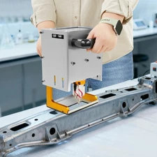 80*30MM Handheld Electric Marking Machine Dot Peen Metal Engraver 100-240V