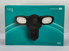 Ring Floodlight Cam Pro Wired 2K Vision and Two-Way Talk with Audio Black - NEW