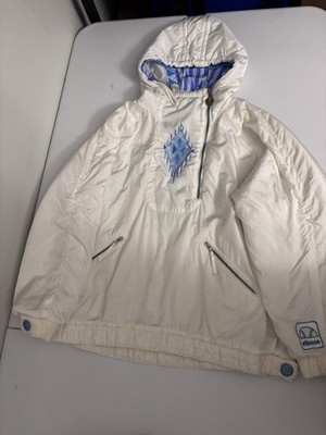 Vintage 80s 90s Rare ELLESSE Multicolor Winter ski jacket Sz small