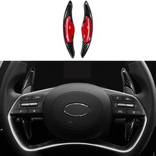 For Hyundai Palisade 2023-25 Carbon Fiber Steering Wheel Shift Paddle Extension