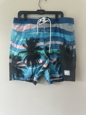 American Eagle Men Hawaiian Print Board Shorts Size L