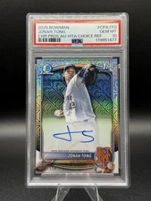 2025 Bowman - Chrome Prospect Auto Jonah Tong #CPA-JTO Choice Ref /150 (AU, RC)