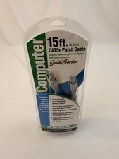 15ft. Computer CAT5e Patch Cable Gold Series Brand New Fast Ship