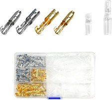 400PCS 3.9mm Bullet Wire Connectors, Male Female Bullet Terminal Connector Block