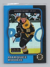 2017-18 O-Pee-Chee Platinum - Retro Rookies Anders Bjork Blue Rainbow /149 RC